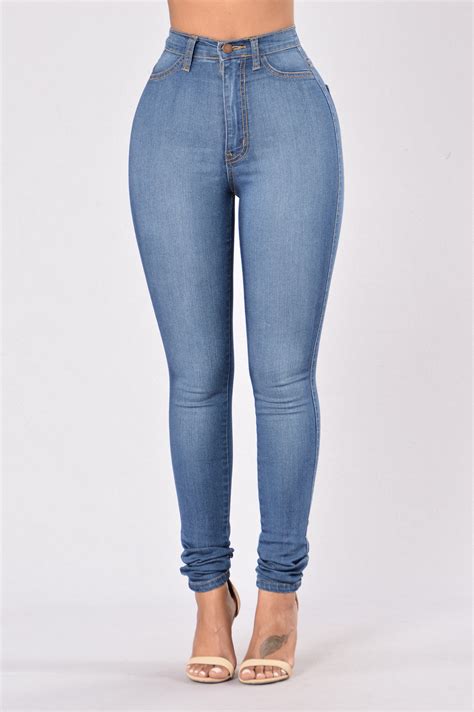 fashion nova high waisted jeans sizing